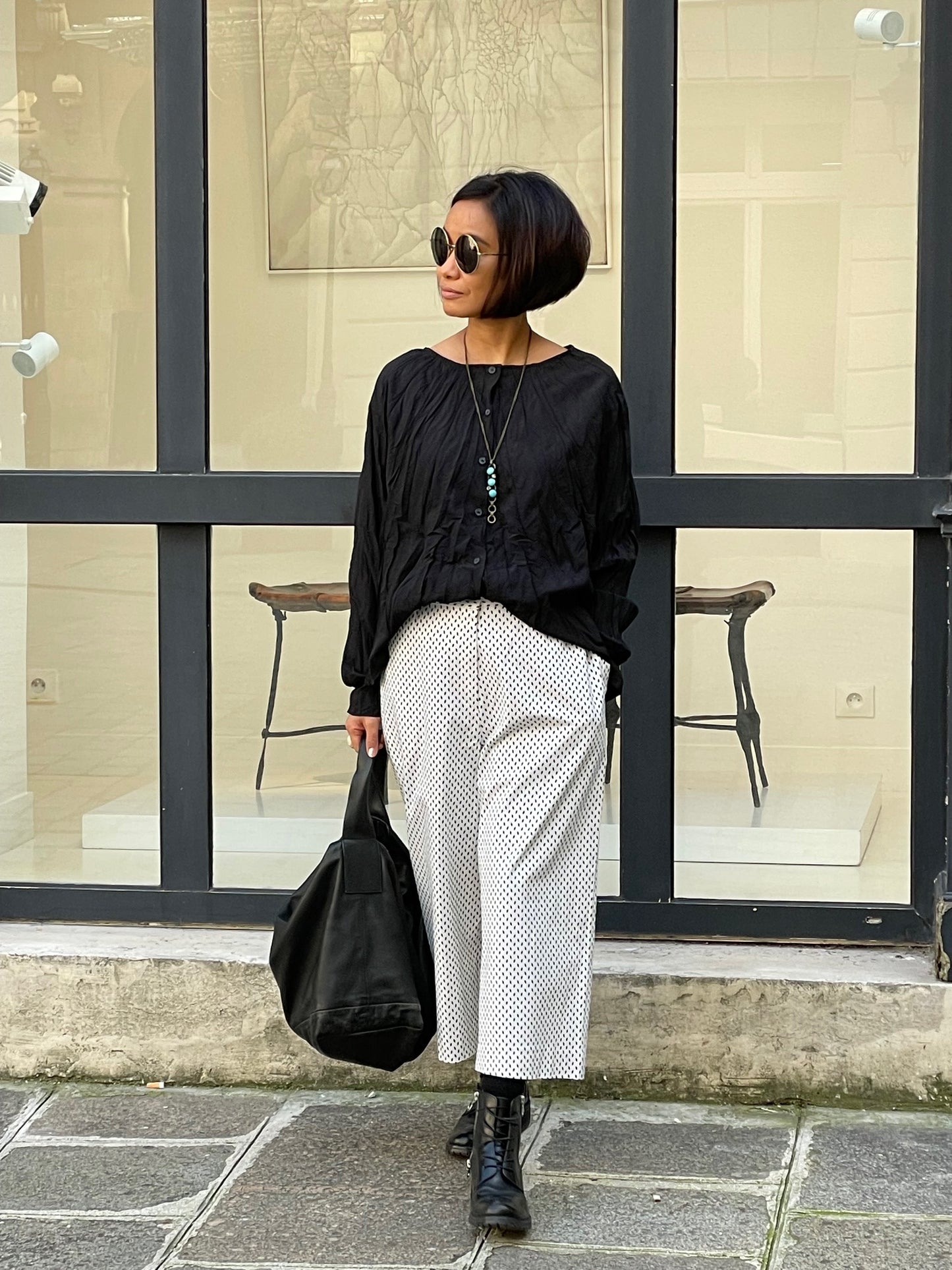 Chemisier/Blouse effet froissé légère