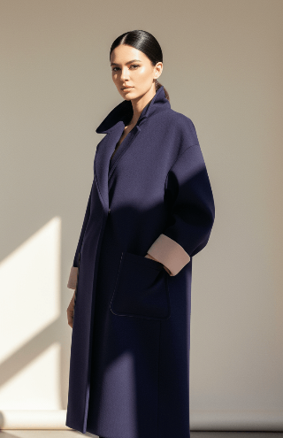 Manteau Bleu Nuit