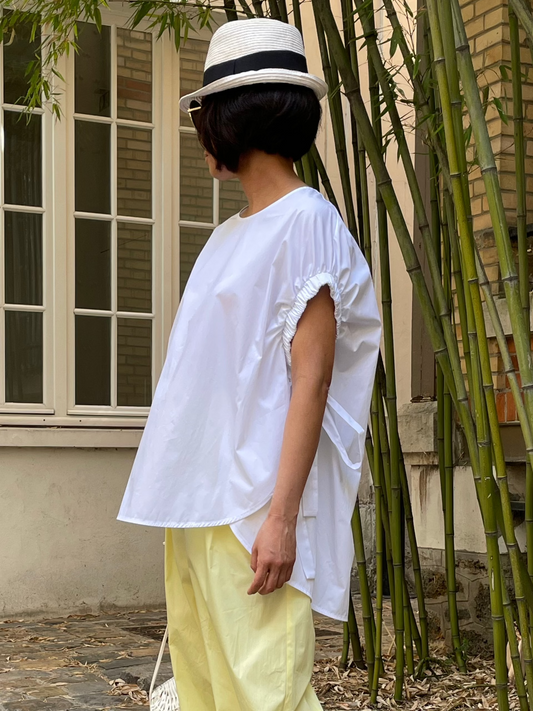 Haut blanc "élégance pure"