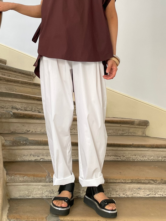 Pantalon "Neige" – Élégance minimaliste