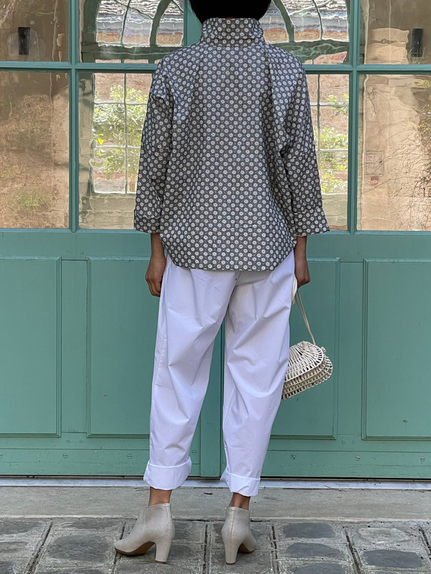 Chemise en popeline de coton