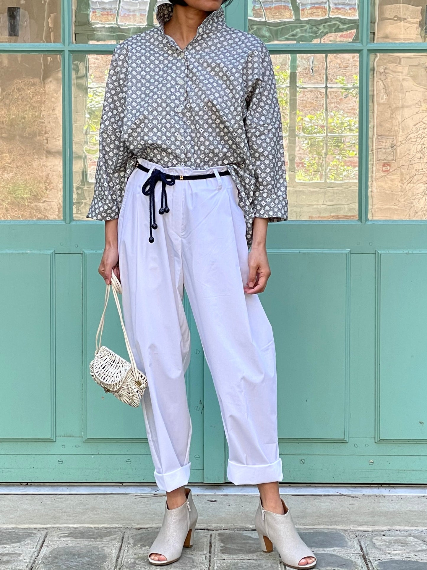 Chemise en popeline de coton
