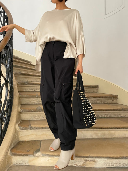 Pantalon en taffetas