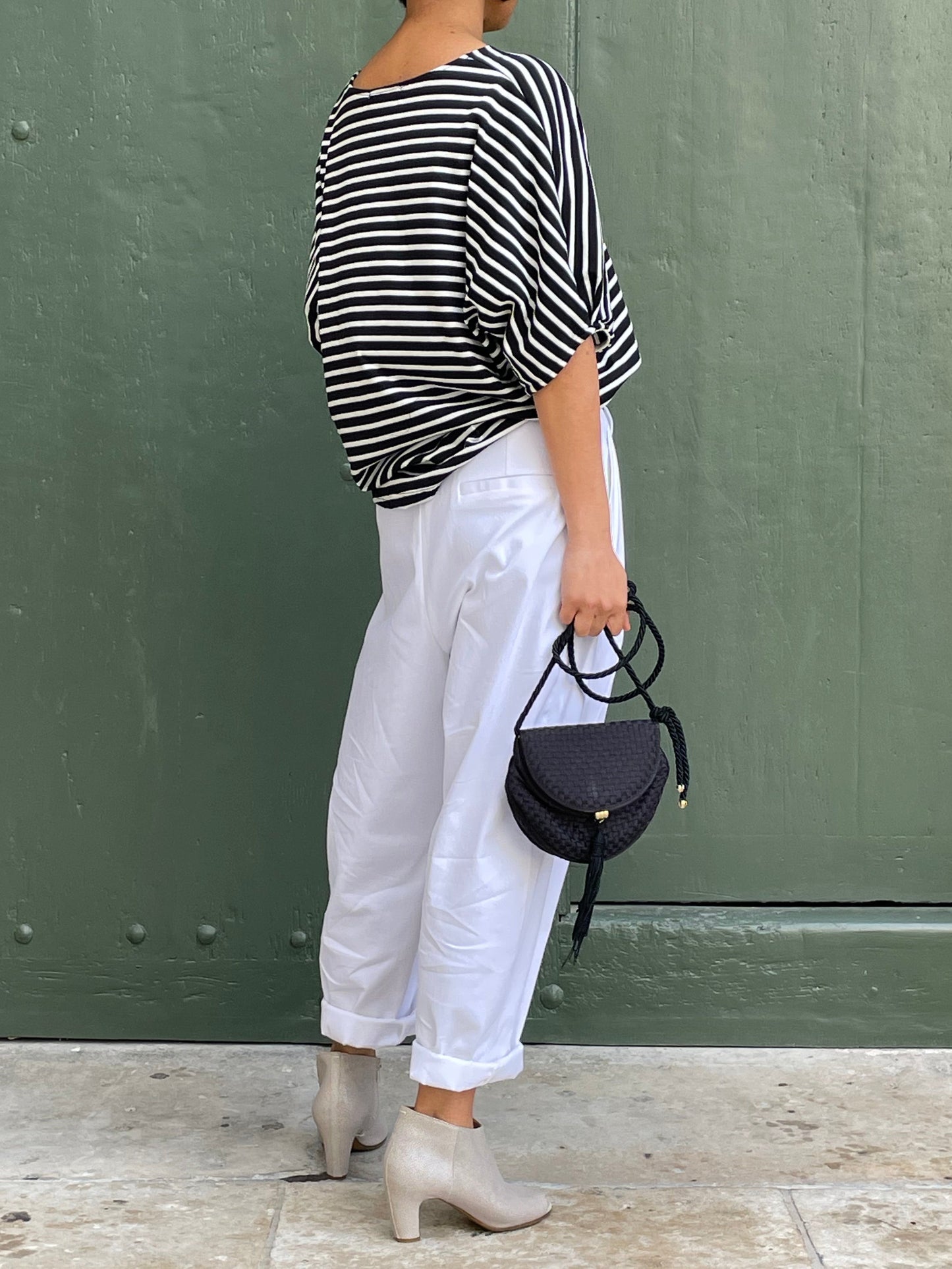pantalon blanc coton