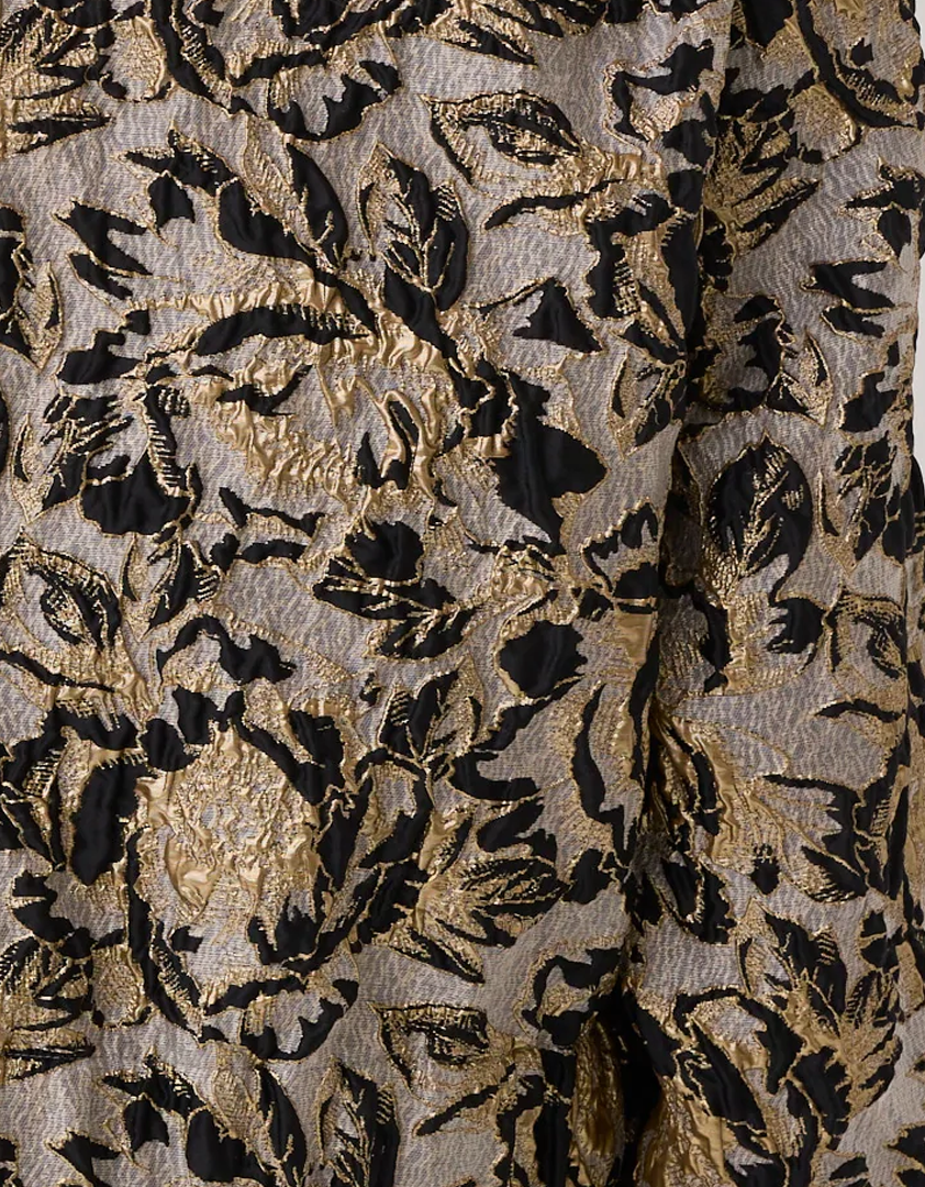 Veste boxy en jacquard baroque
