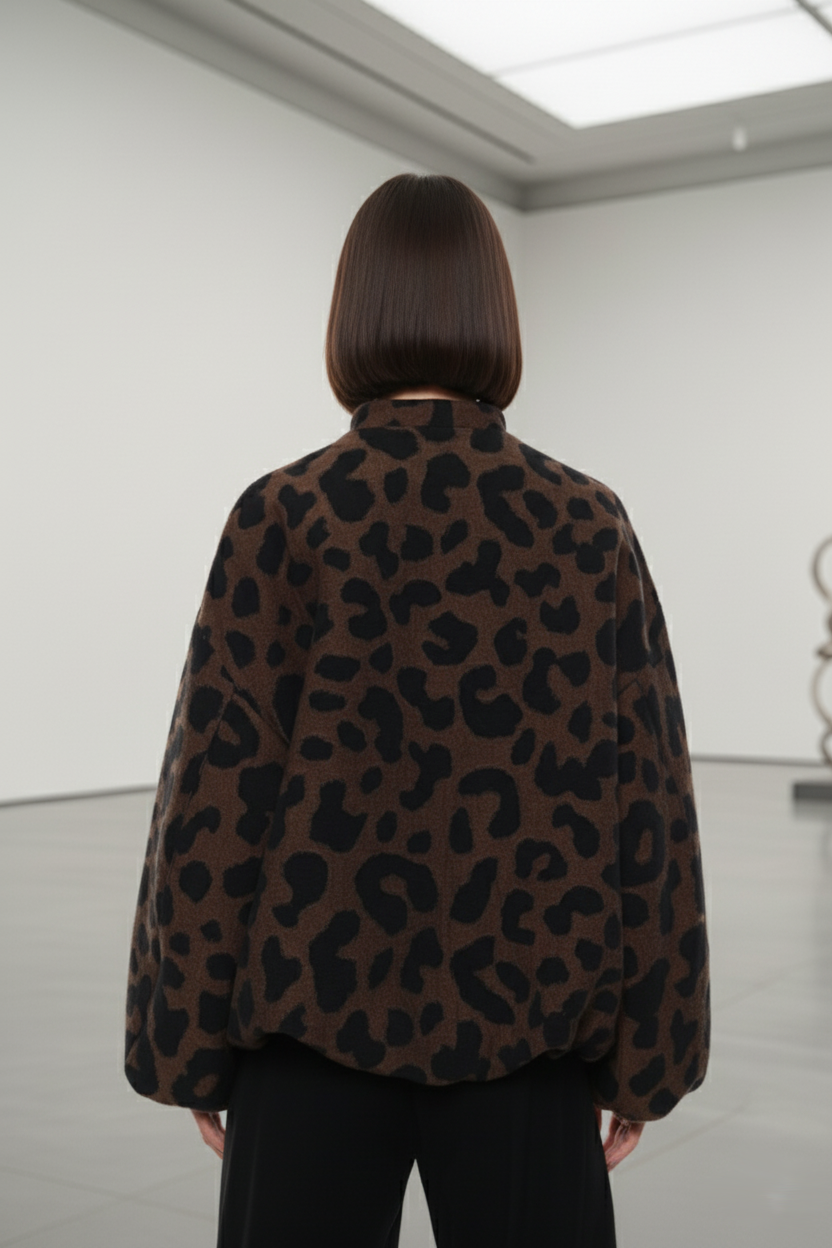 Blouson Bomber Léopard