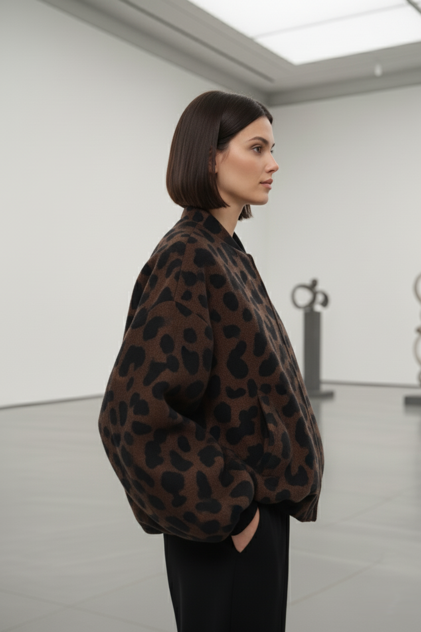 Blouson Bomber Léopard