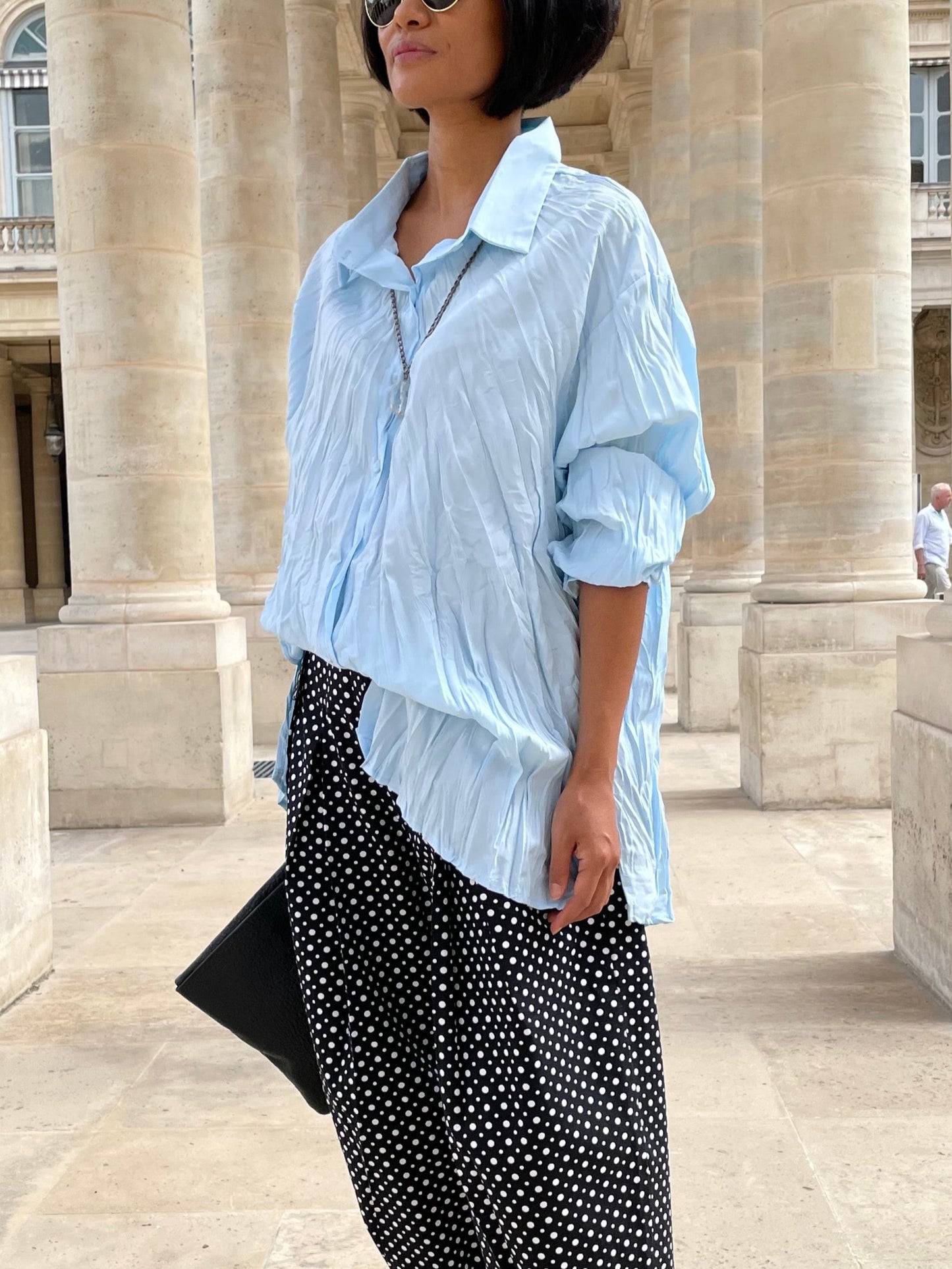 Chemise effet froissé légère - 4 saisons
