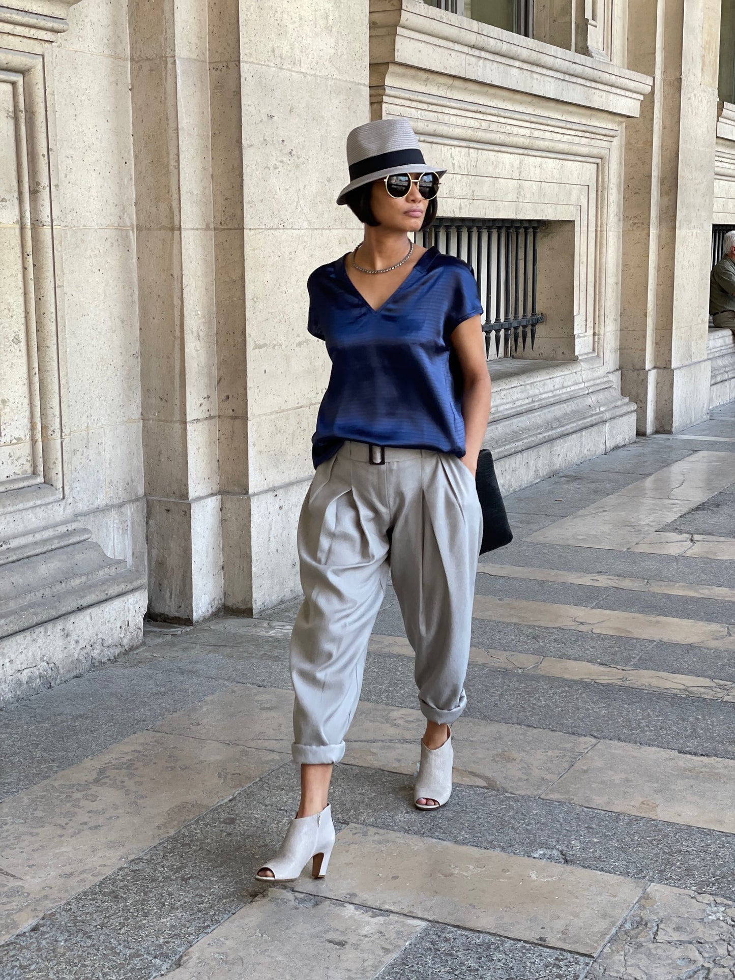 Pantalon à pinces