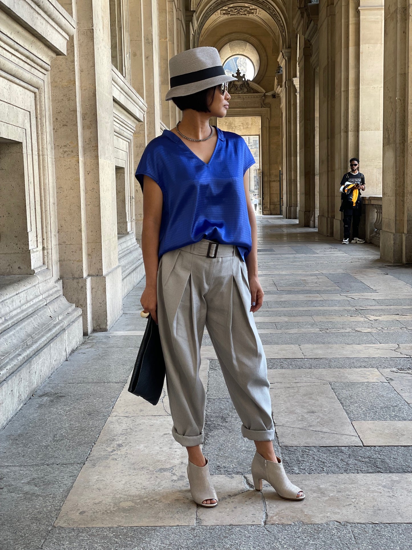 Pantalon à pinces