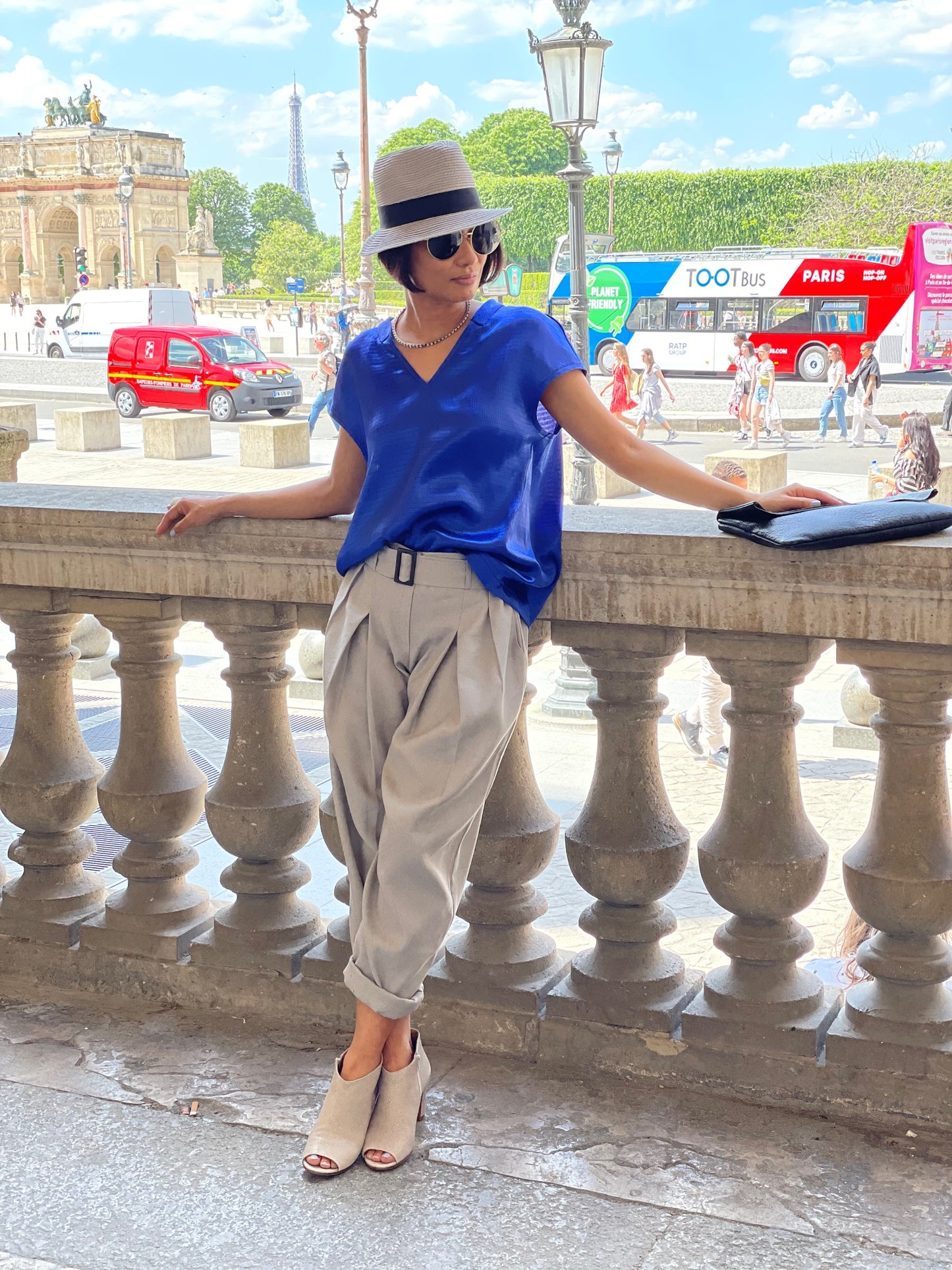 Pantalon à pinces