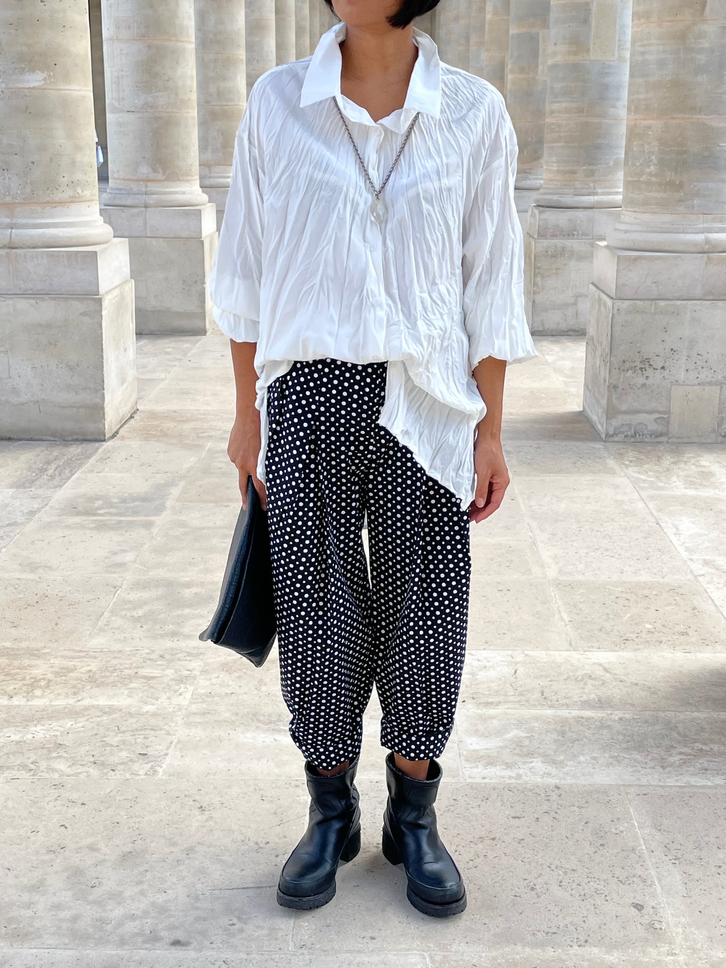 Chemise effet froissé légère - 4 saisons