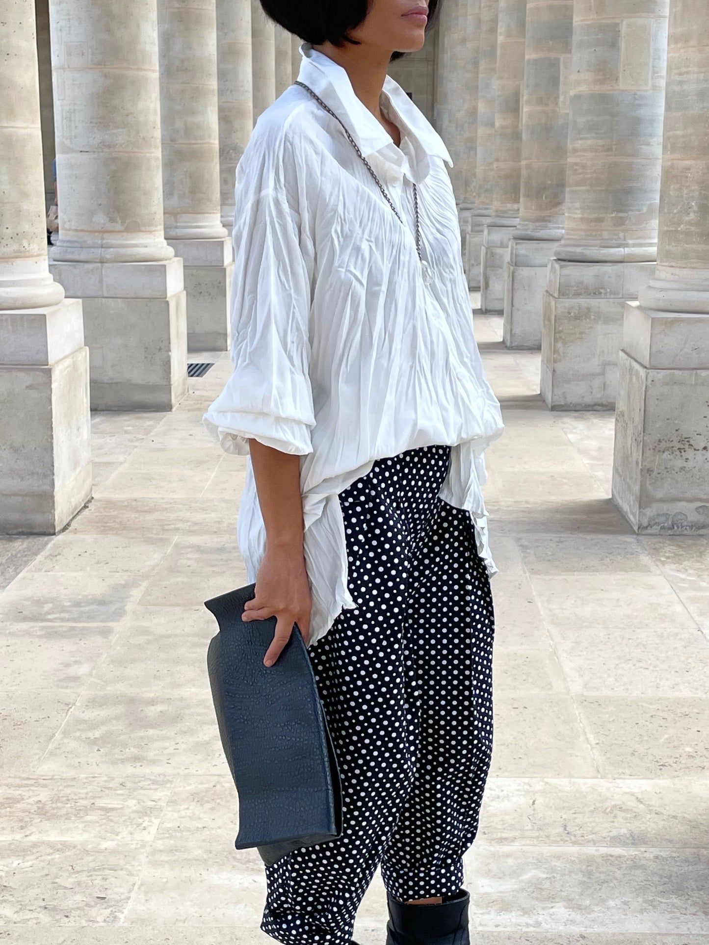Chemise effet froissé légère - 4 saisons