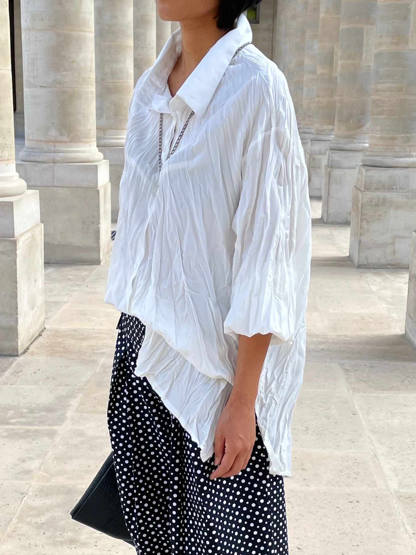 Chemise effet froissé légère - 4 saisons