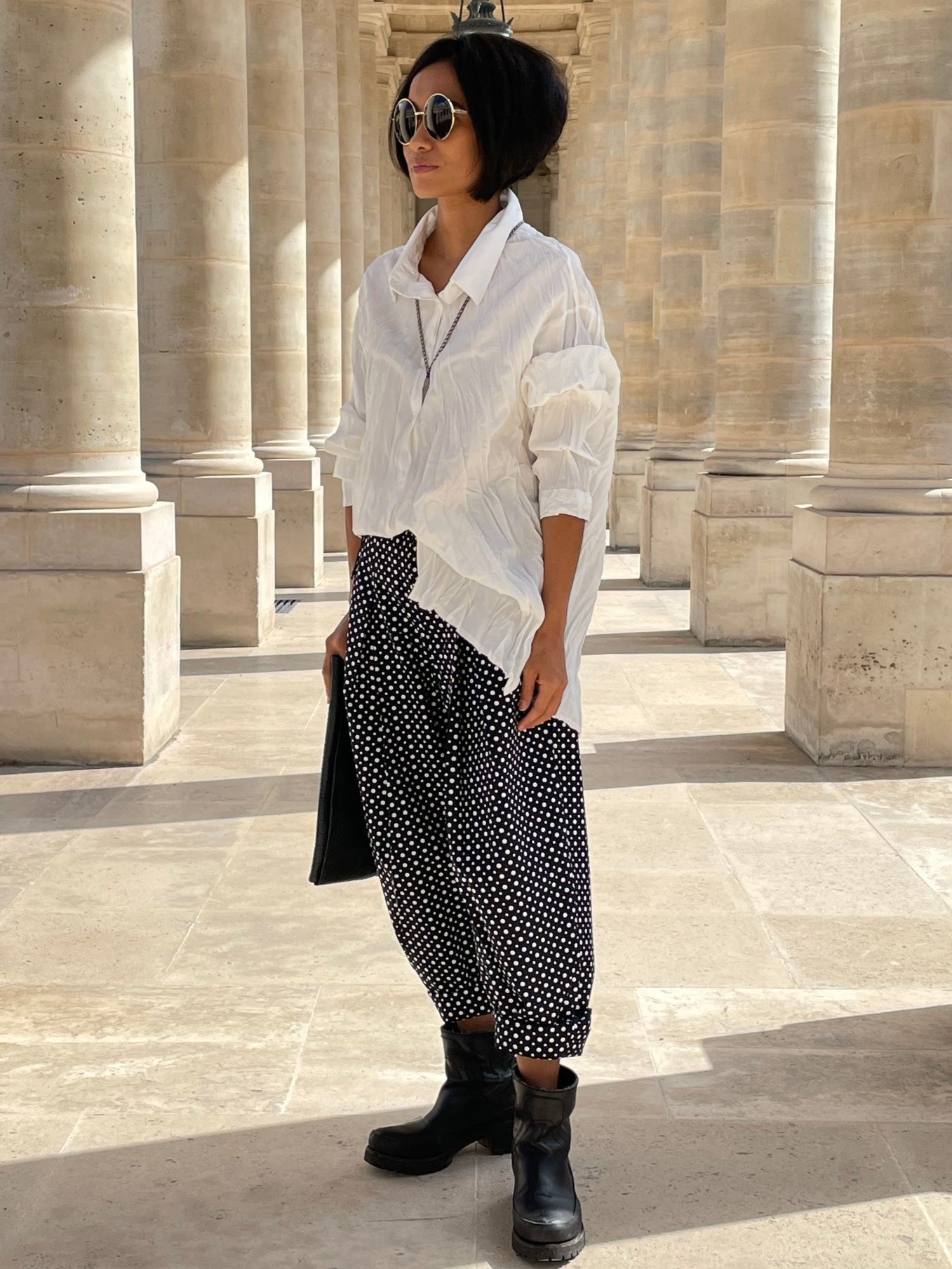 Chemise effet froissé légère - 4 saisons