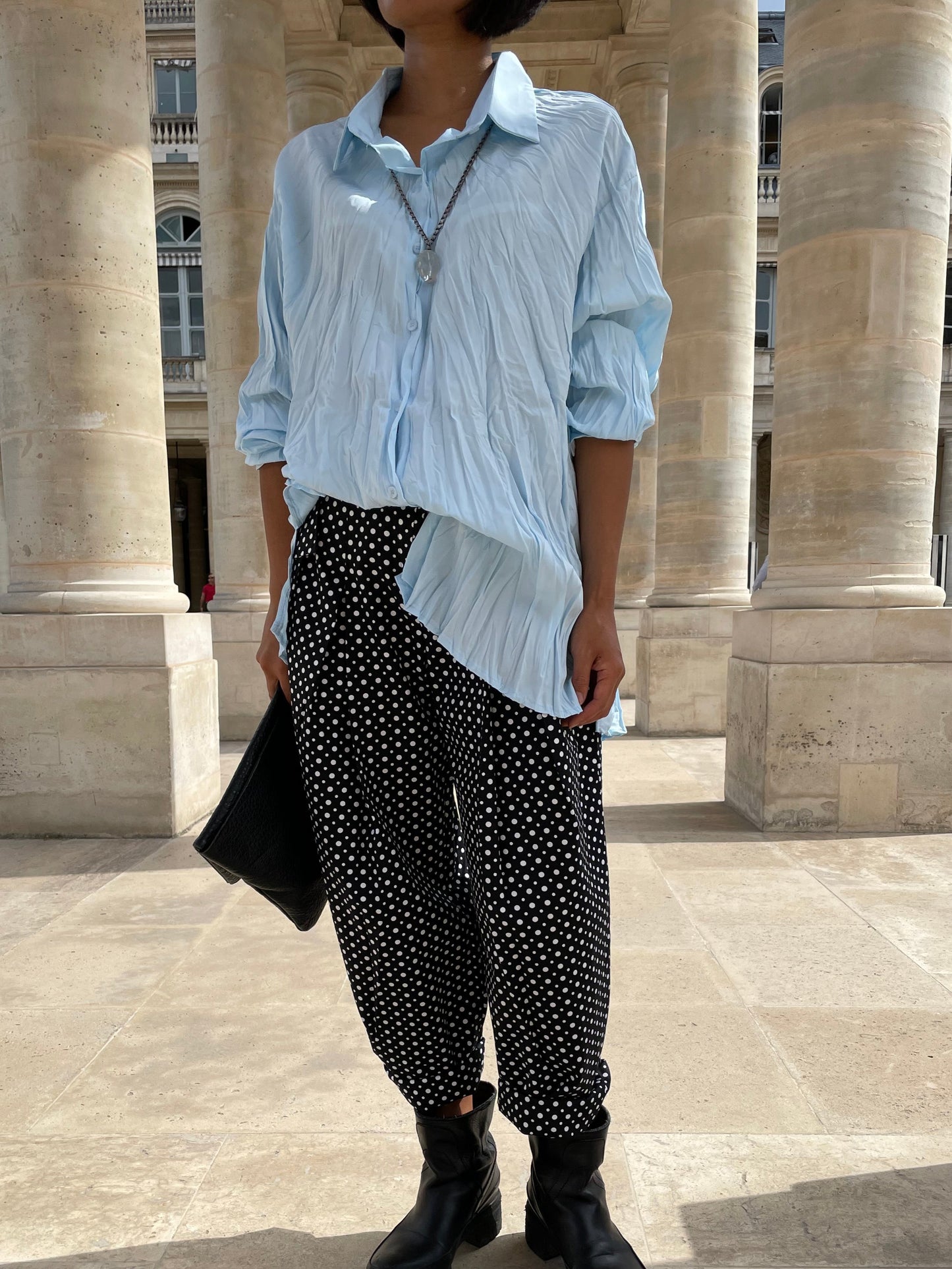 Chemise effet froissé légère - 4 saisons