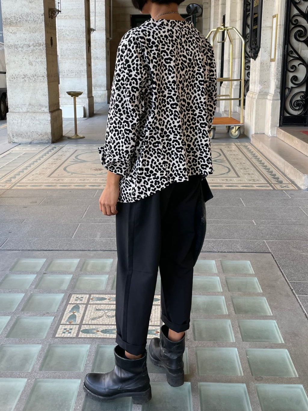 Blazer lĂ©opard đ