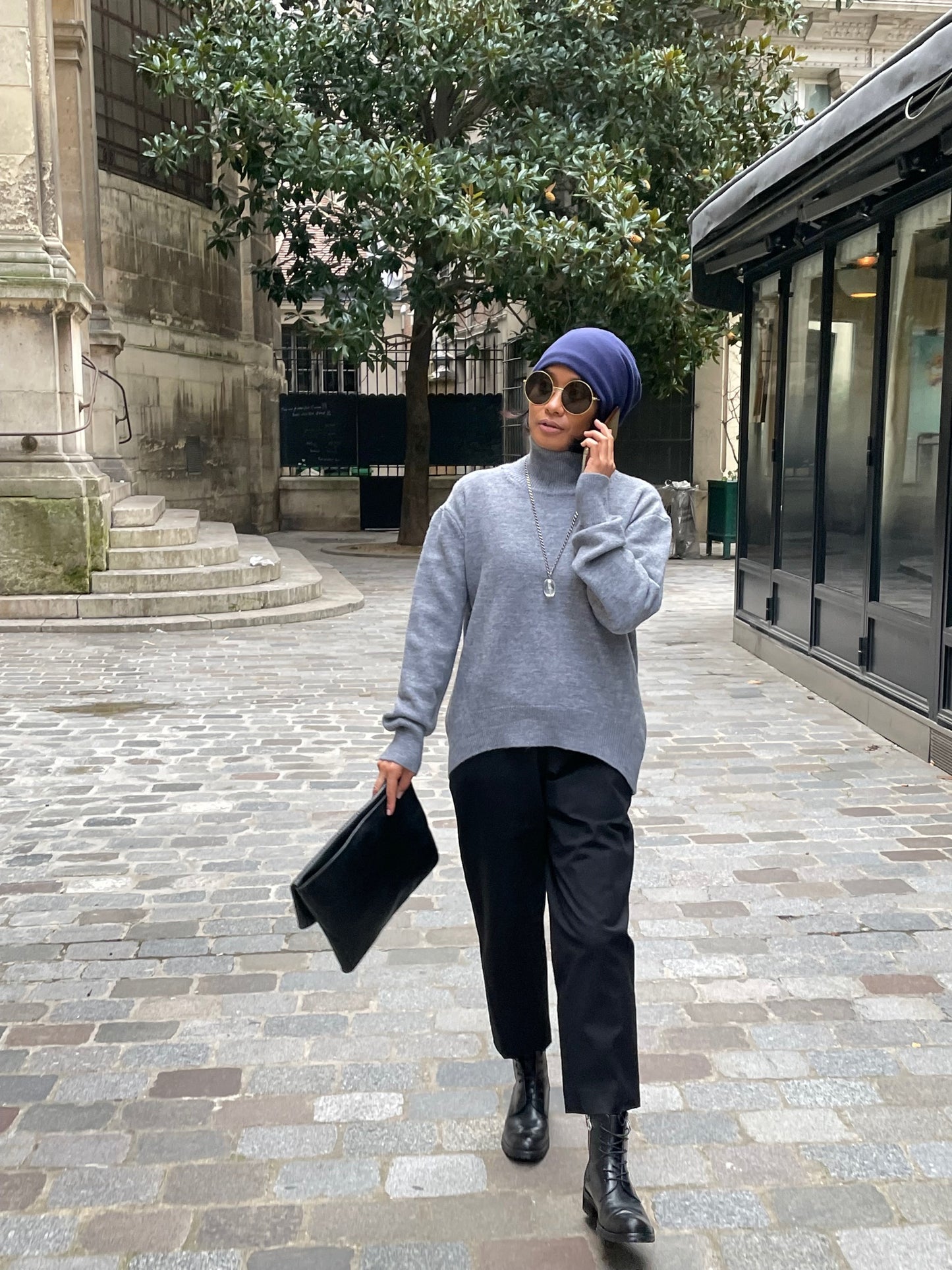 Pull douillet col roulé - laine 100% 🐑
