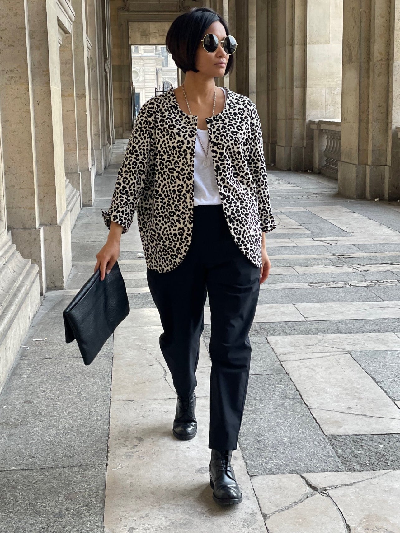 Blazer lĂ©opard đ