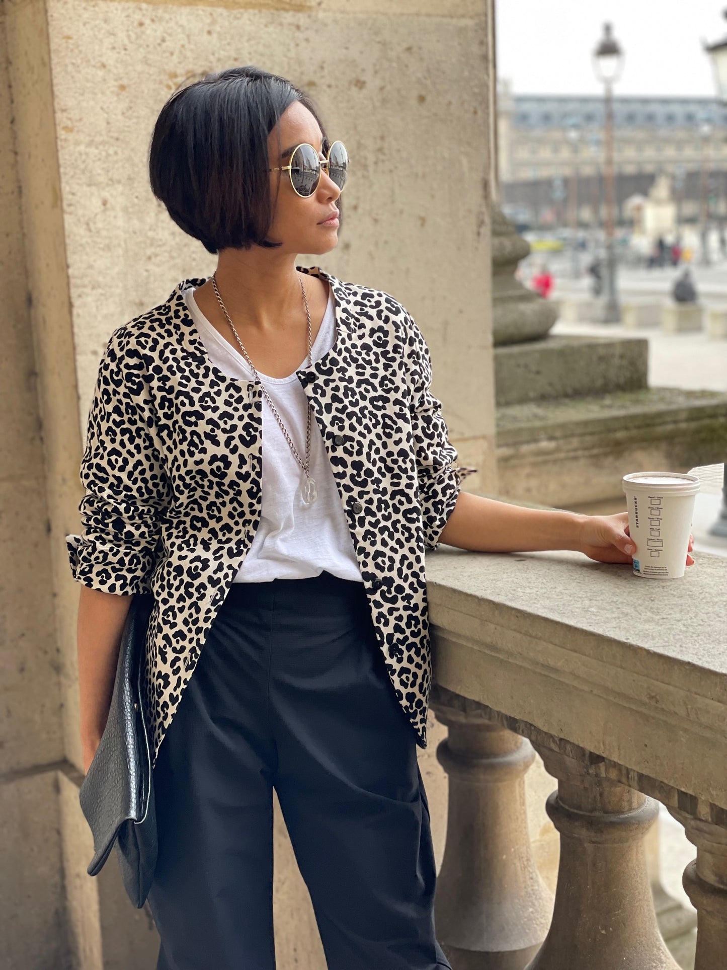 Blazer lĂ©opard đ
