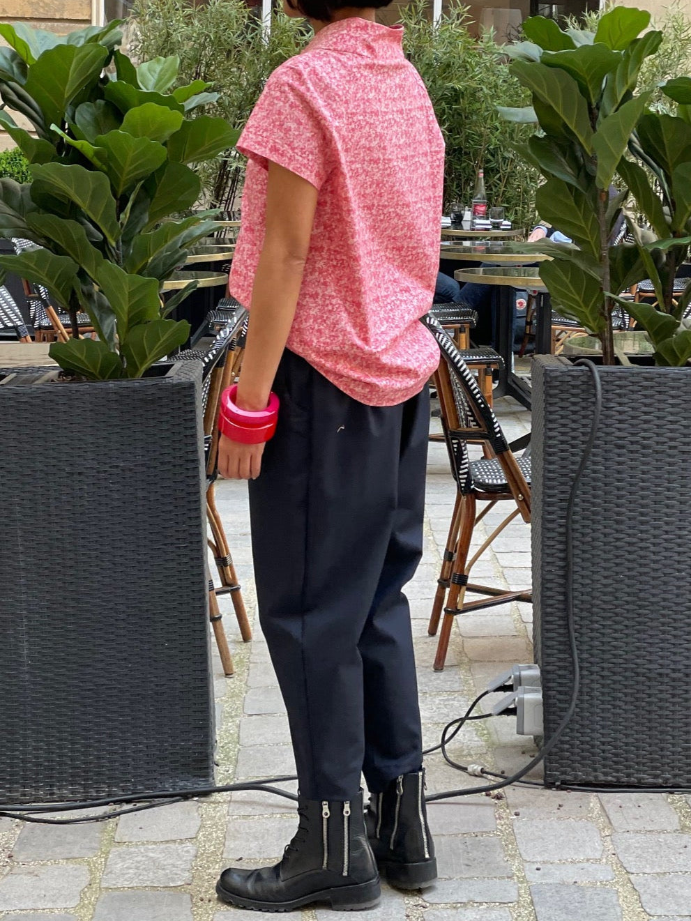 Blouse à imprimé fleuri