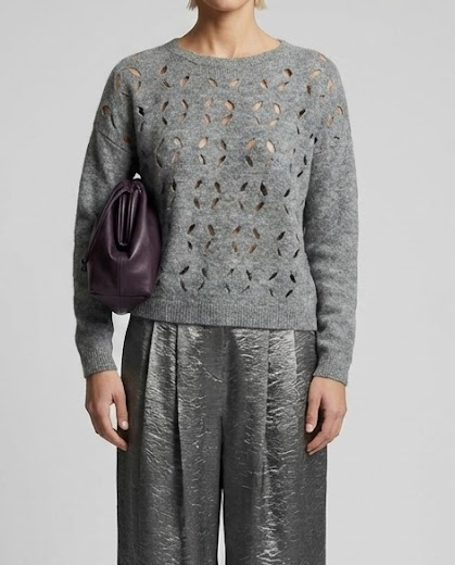 Oversized alpaca wool sweater