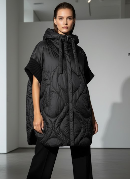Sleeveless puffer jacket