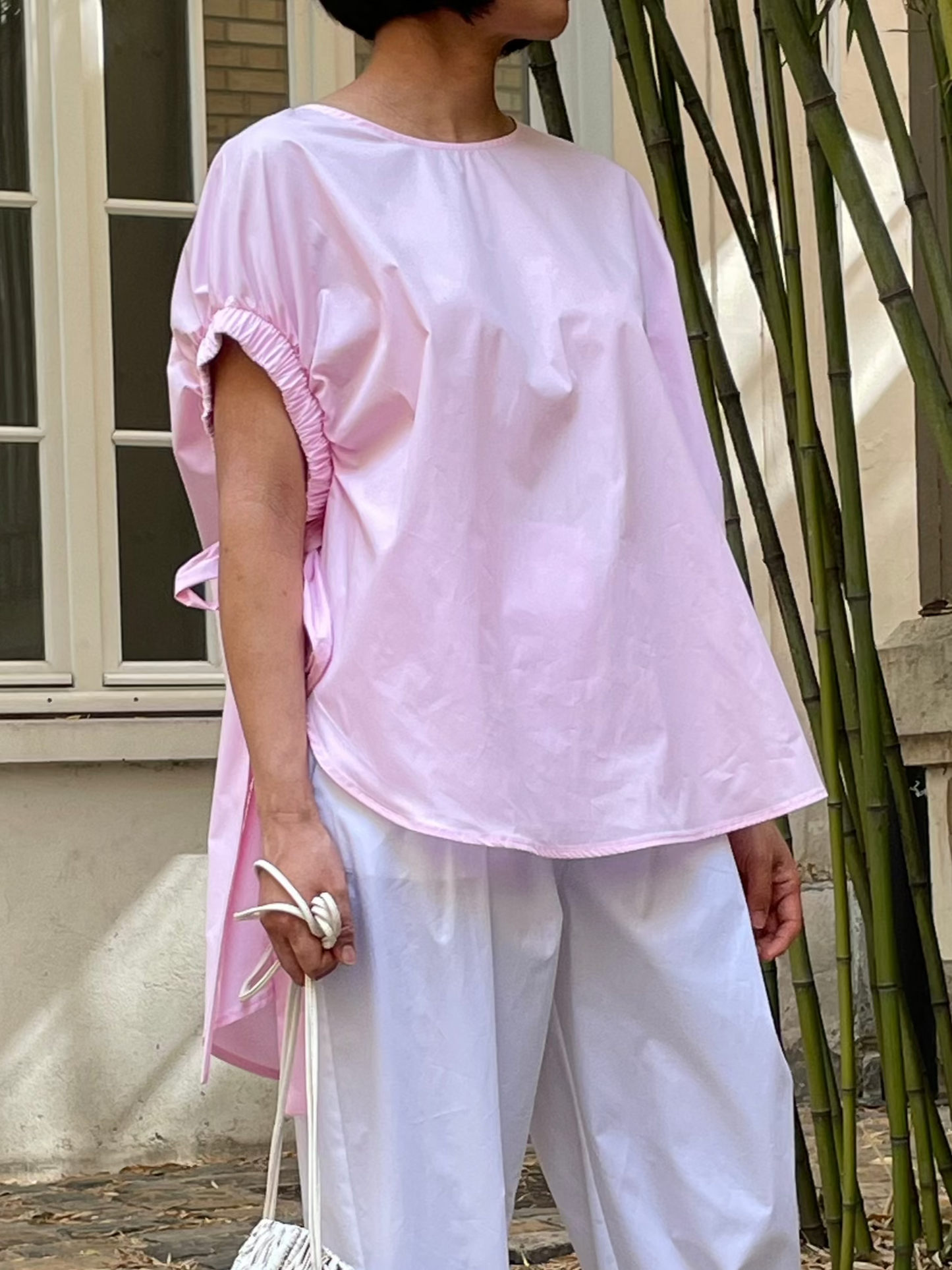 Haut rose poudré