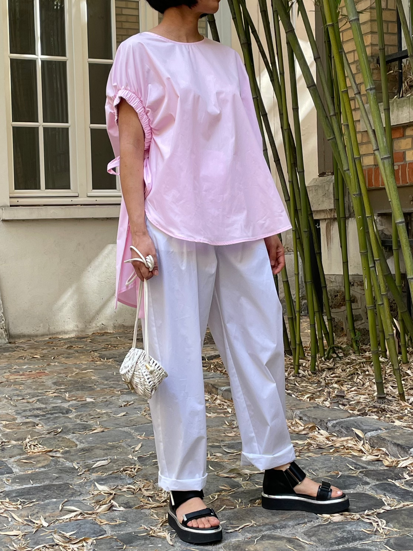 Haut rose poudré
