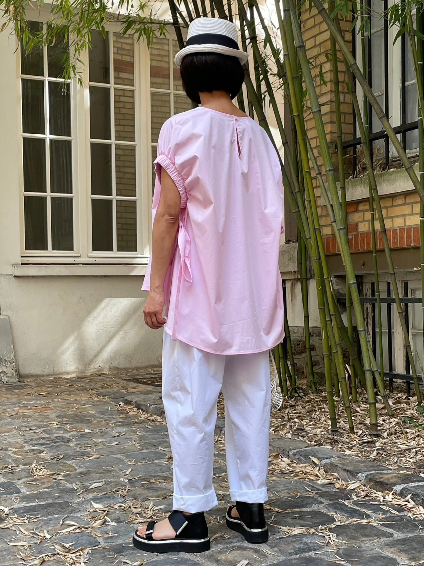 Haut rose poudré