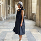 Robe minimaliste avec ruban