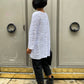 Pull forme ondulée - Violet ou blanc