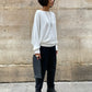 Pull en maille manches chauve-souris
