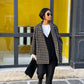 Manteau/Veste pied-de-poule - 100% laine 🐑
