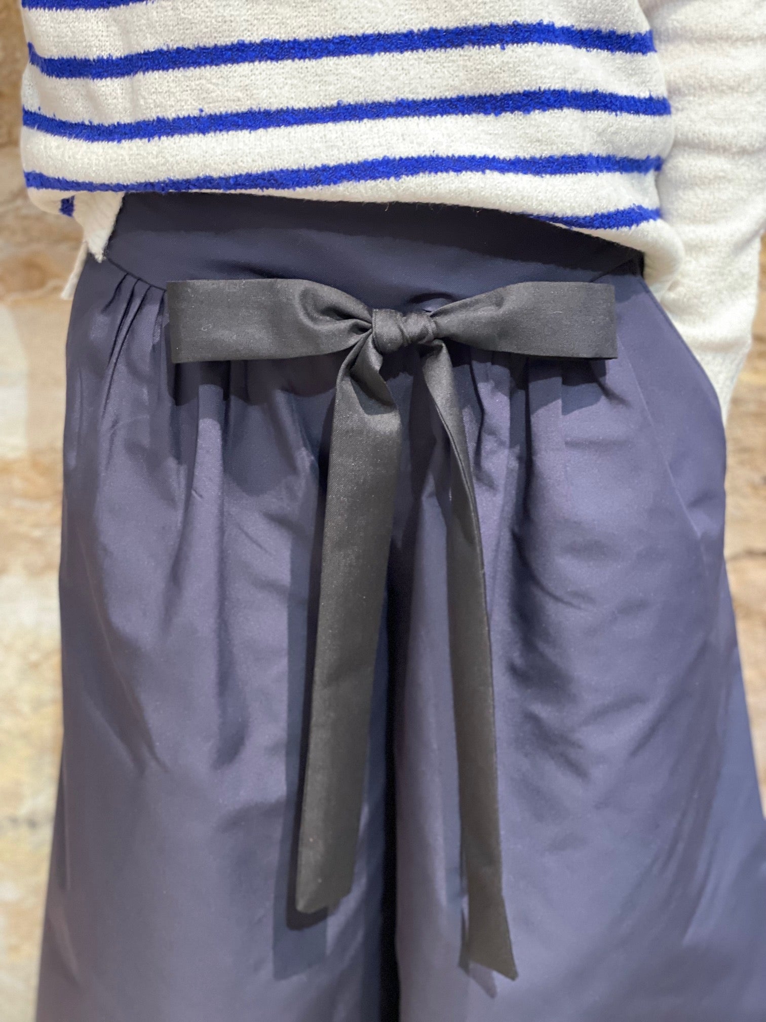 Jupe culotte bleu marine hot sale