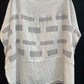 Blouse ample Petits Points  - White