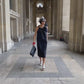Robe minimaliste avec ruban