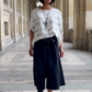 Blouse ample Petits Points  - White